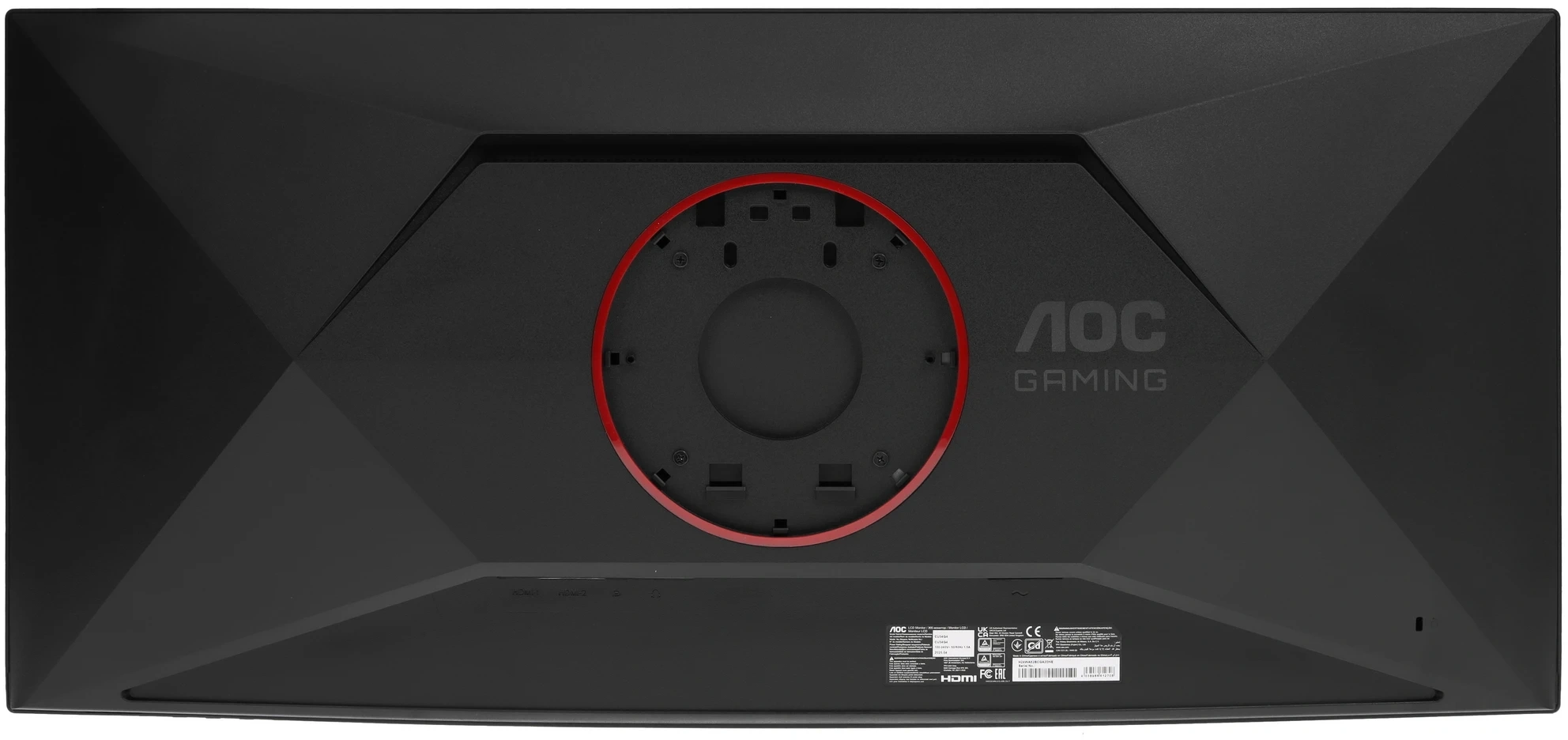 Монитор AOC 34" Gaming CU34G4 черный VA LED 21:9 HDMI матовая HAS Piv 300cd 178гр/178гр 3440x1440 180Hz FreeSync Premium DP UW 8.08кг — миниатюра 12
