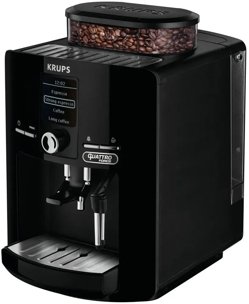 Кофемашина Krups Espresseria EA82F010 1450Вт черный/нержавеющая сталь — миниатюра 11