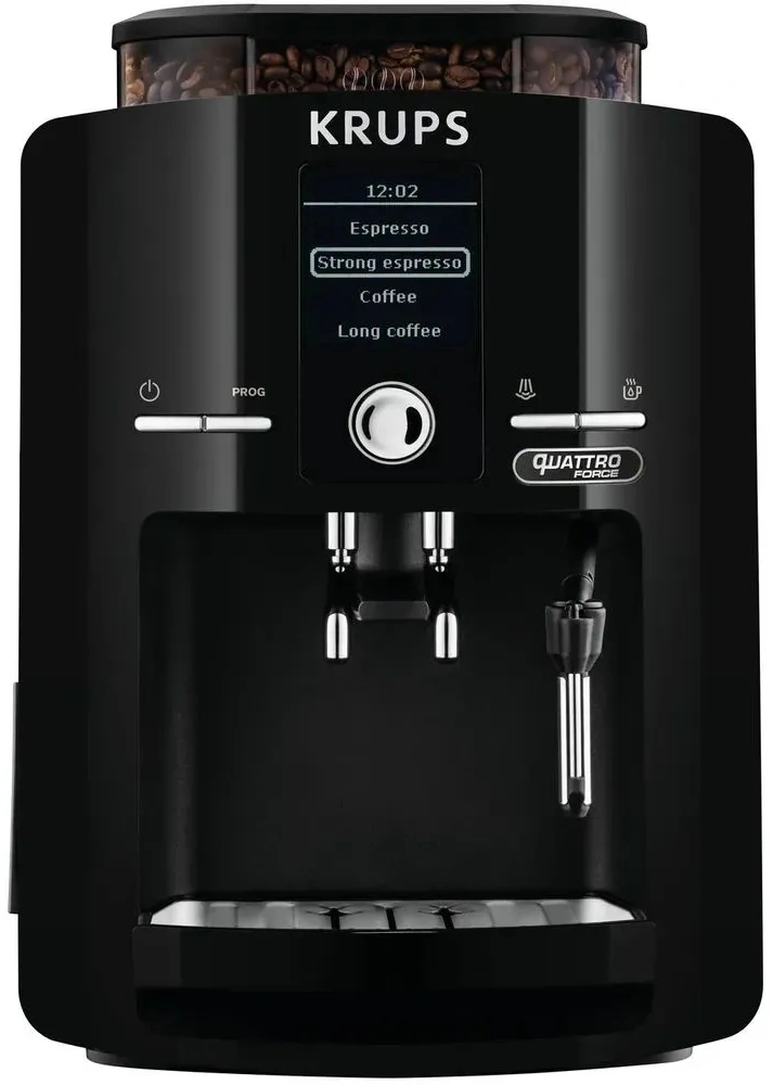 Кофемашина Krups Espresseria EA82F010 1450Вт черный/нержавеющая сталь — миниатюра 12