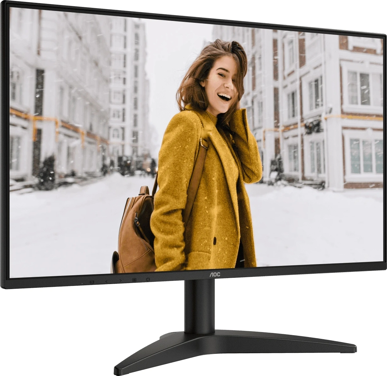 Монитор AOC 23.8" 24B36H черный IPS LED 16:9 HDMI матовая 1500:1 300cd 178гр/178гр 1920x1080 120Hz VGA FHD 2.4кг — миниатюра 2