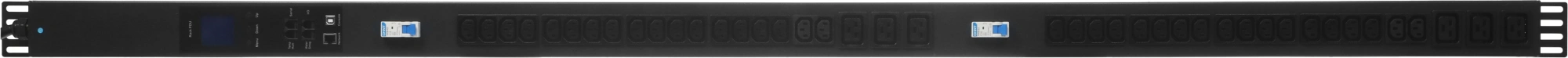 Блок распределения питания Lanmaster TWT-PDVMT1-6X36-32A верт.размещ. 6xC19 36xC13 с мониторингом 32A IEC 309 3м — миниатюра 9