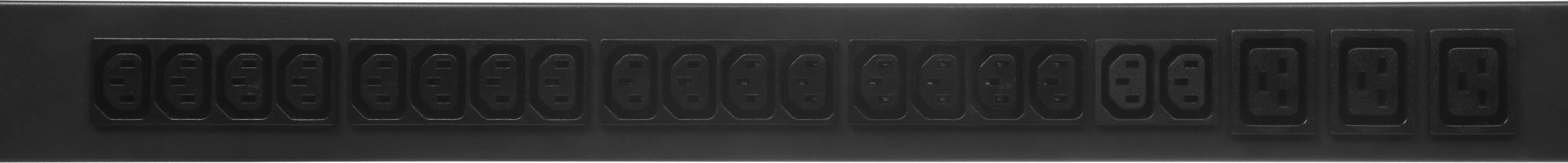 Блок распределения питания Lanmaster TWT-PDVMT1-6X36-32A верт.размещ. 6xC19 36xC13 с мониторингом 32A IEC 309 3м — миниатюра 10