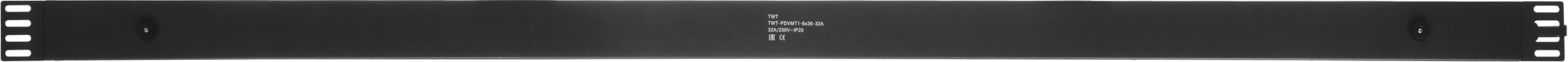 Блок распределения питания Lanmaster TWT-PDVMT1-6X36-32A верт.размещ. 6xC19 36xC13 с мониторингом 32A IEC 309 3м — миниатюра 12