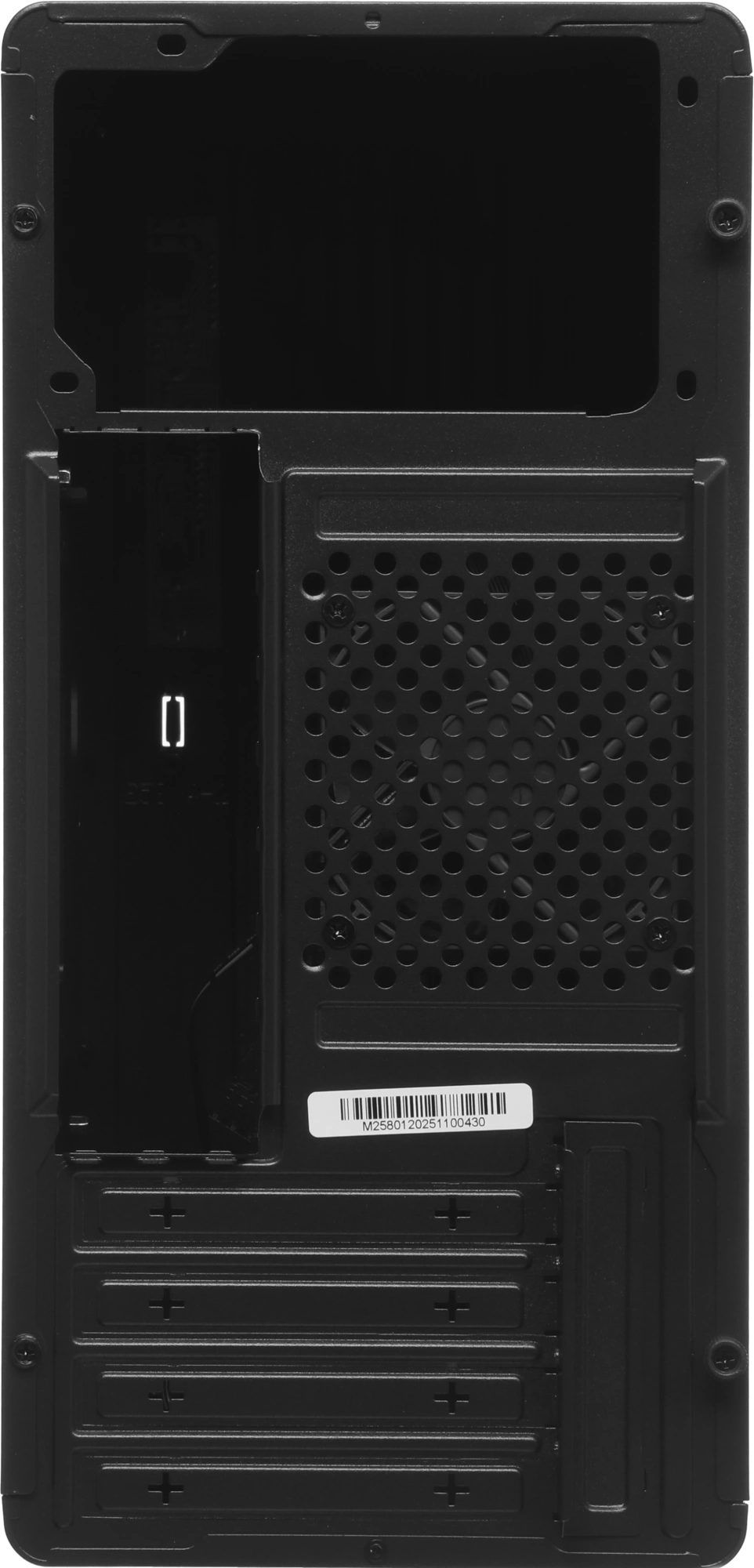 Корпус Accord ACC-M258-01B черный без БП mATX 1x80mm 2xUSB2.0 audio — миниатюра 6