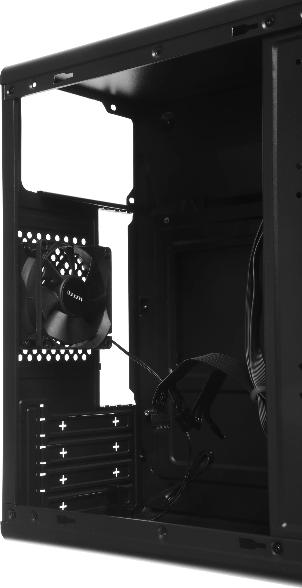 Корпус Accord ACC-M258-01B черный без БП mATX 1x80mm 2xUSB2.0 audio — миниатюра 9