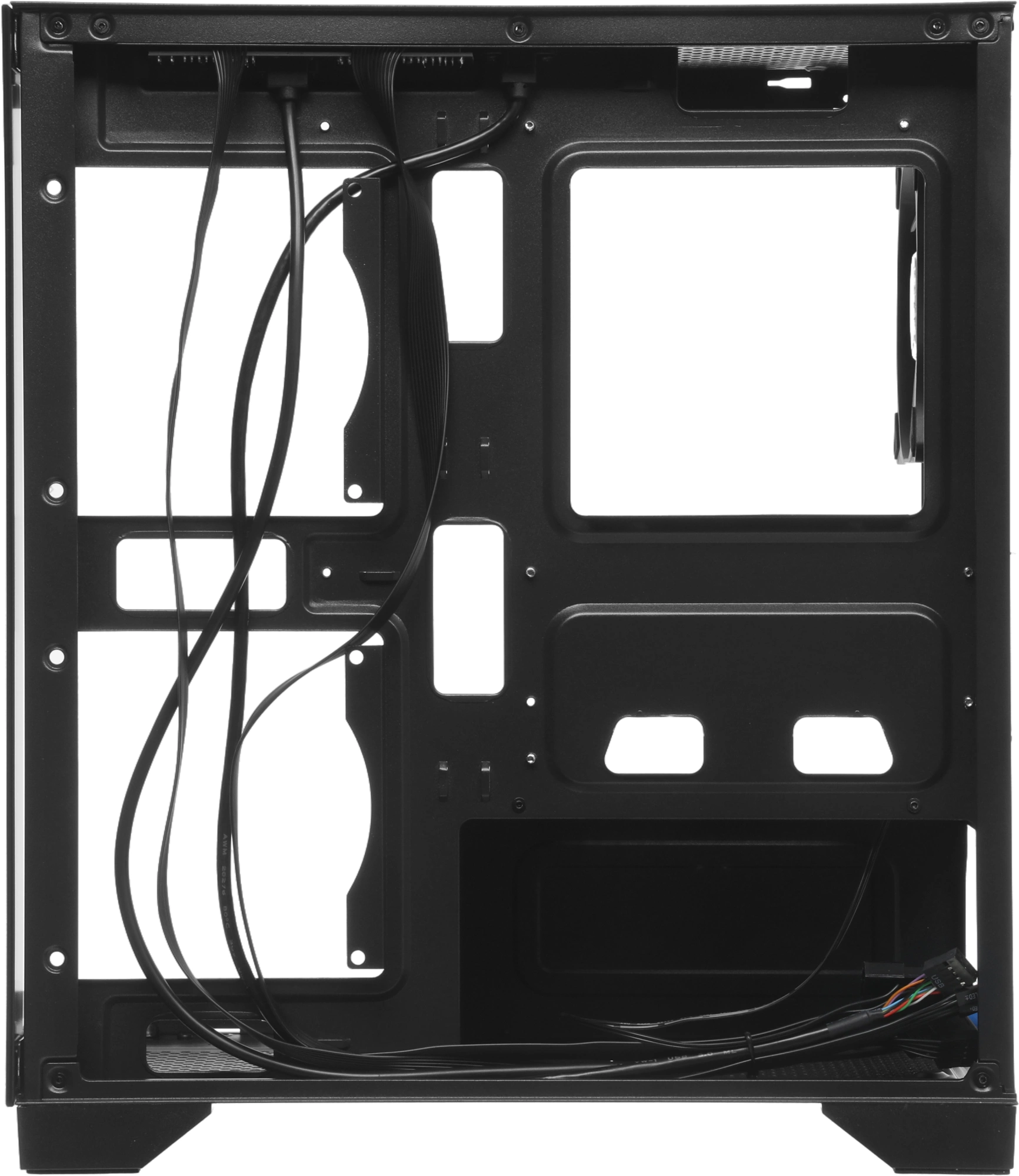 Корпус Accord ACC-350-02B черный без БП mATX 7x120mm 1xUSB2.0 1xUSB3.0 audio bott PSU — миниатюра 16