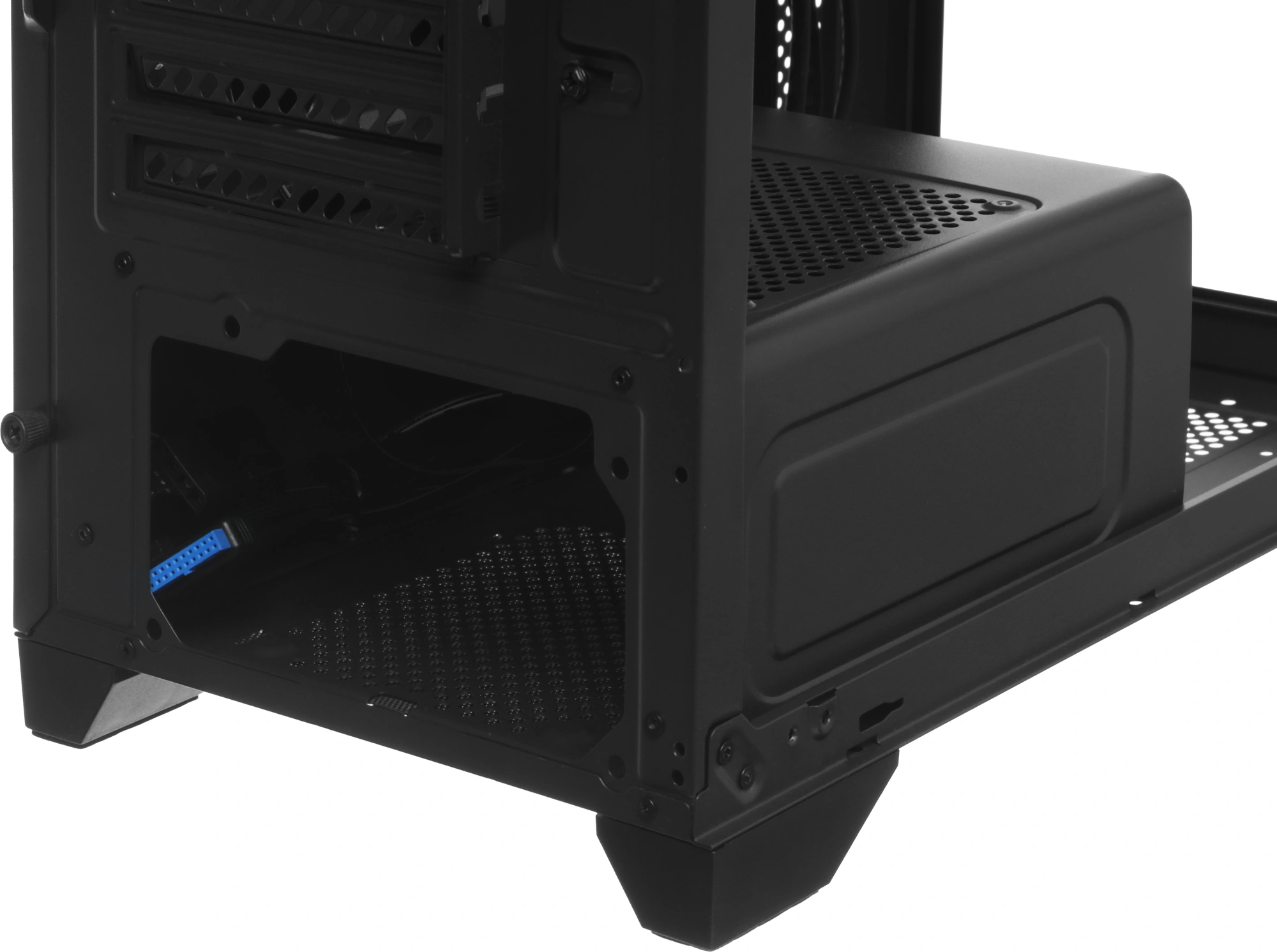 Корпус Accord ACC-350-02B черный без БП mATX 7x120mm 1xUSB2.0 1xUSB3.0 audio bott PSU — миниатюра 13