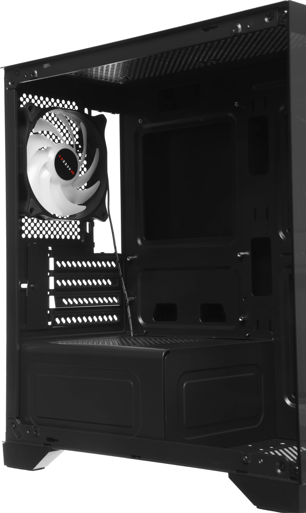 Корпус Accord ACC-350-02B черный без БП mATX 7x120mm 1xUSB2.0 1xUSB3.0 audio bott PSU — миниатюра 14