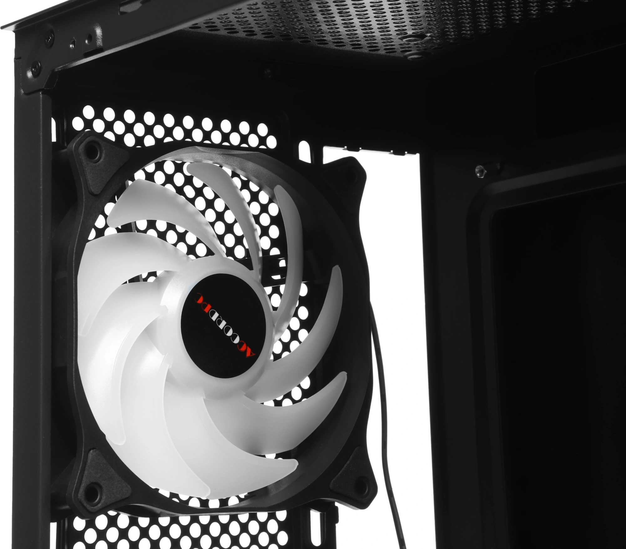 Корпус Accord ACC-350-02B черный без БП mATX 7x120mm 1xUSB2.0 1xUSB3.0 audio bott PSU — миниатюра 15