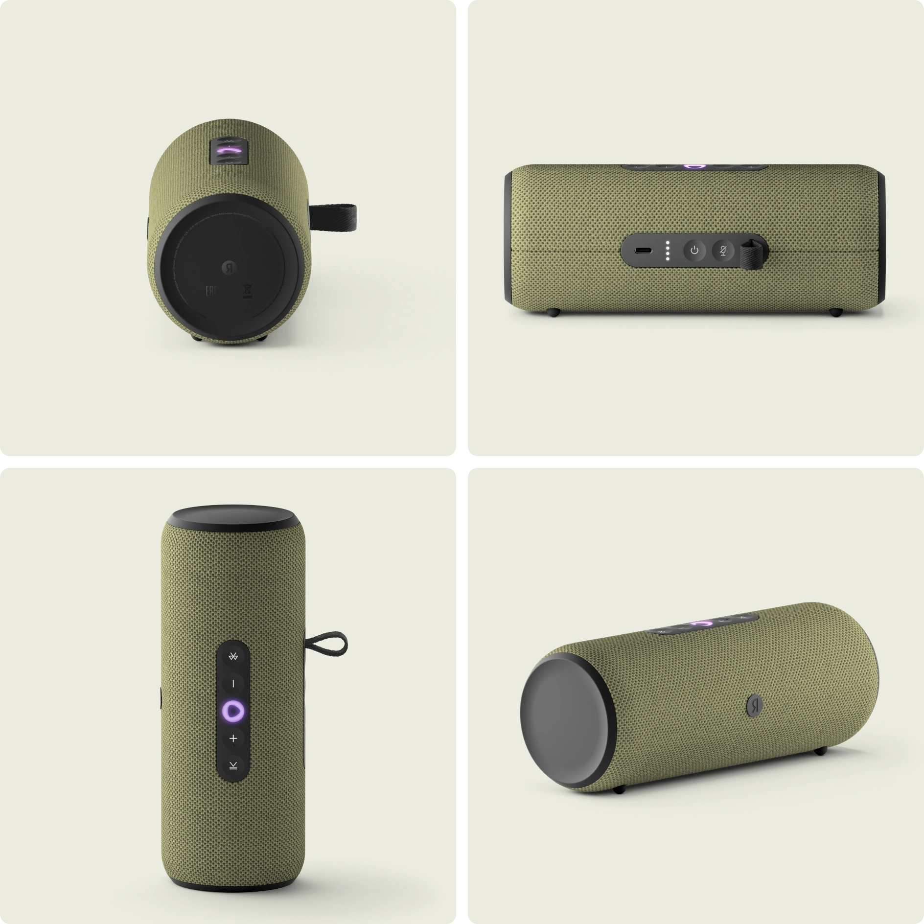 Умная колонка Yandex Станция Стрит Алиса зеленый 30W 2.0 BT/Wi-Fi 10м 3300mAh (YNDX-00030GRN) — миниатюра 2