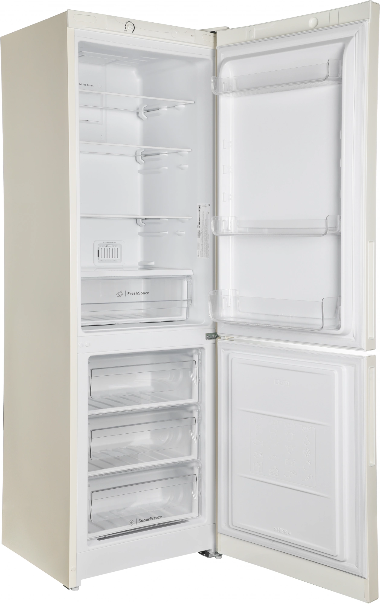 Холодильник Indesit ITR 4180 E 2-хкамерн. бежевый — миниатюра 15