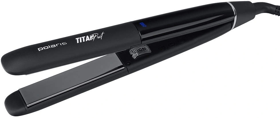Выпрямитель Polaris PHSS 2097Ti Titan Prof 35Вт черный макс.темп.:230С покрытие:титановое (PHSS 2097TI) — фото 1