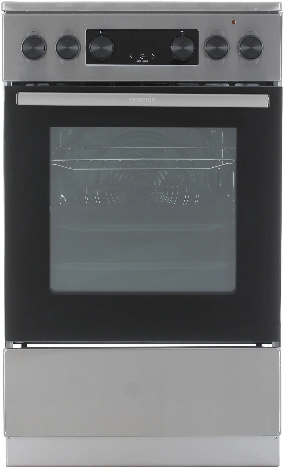 Плита Электрическая Gorenje GEC5C40XAOT серый стеклокерамика (без крышки)