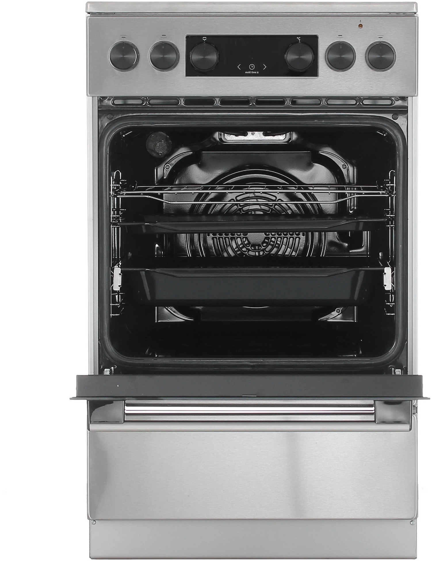 Плита Электрическая Gorenje GEC5C40XAOT серый стеклокерамика (без крышки) — миниатюра 7