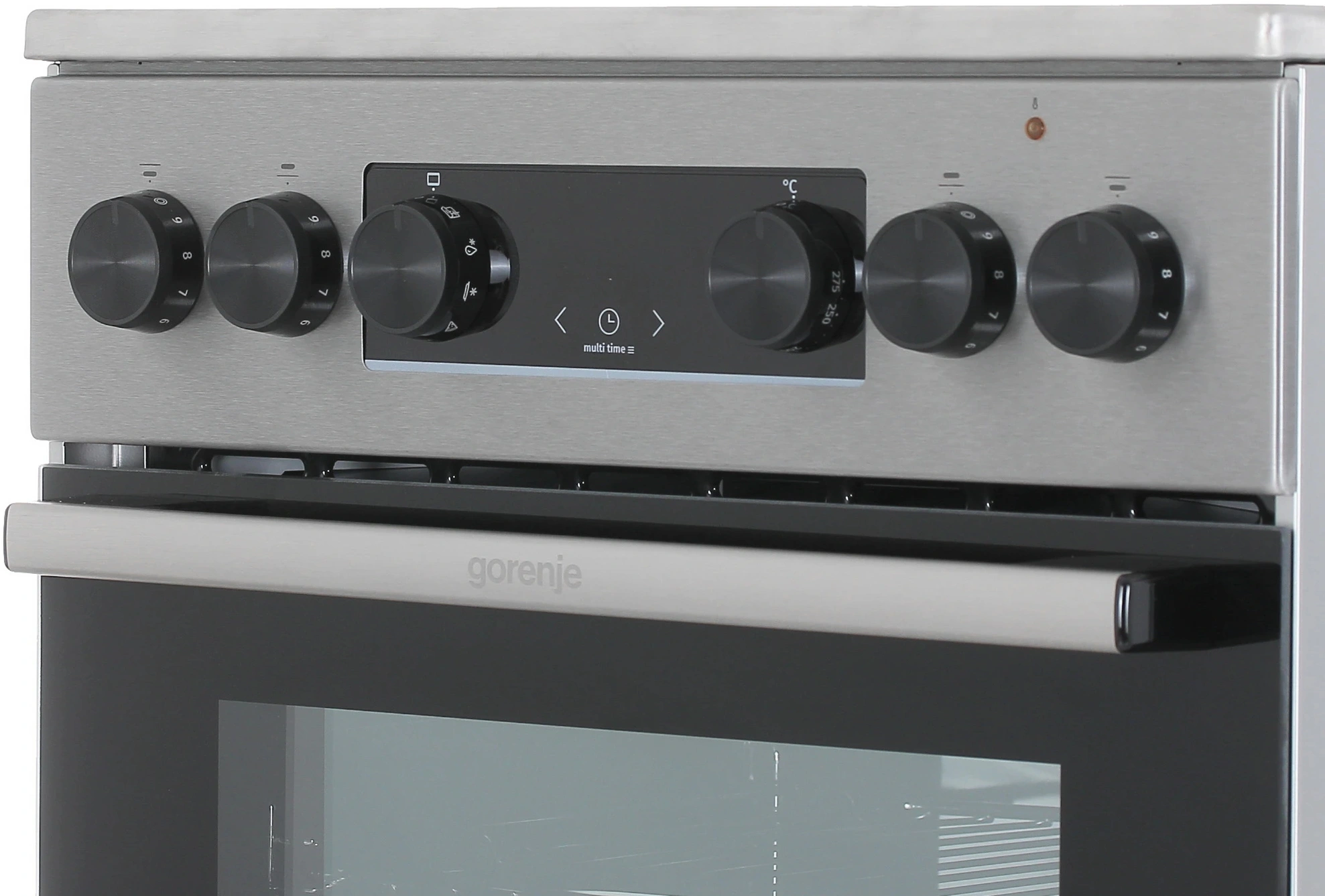 Плита Электрическая Gorenje GEC5C40XAOT серый стеклокерамика (без крышки) — миниатюра 4