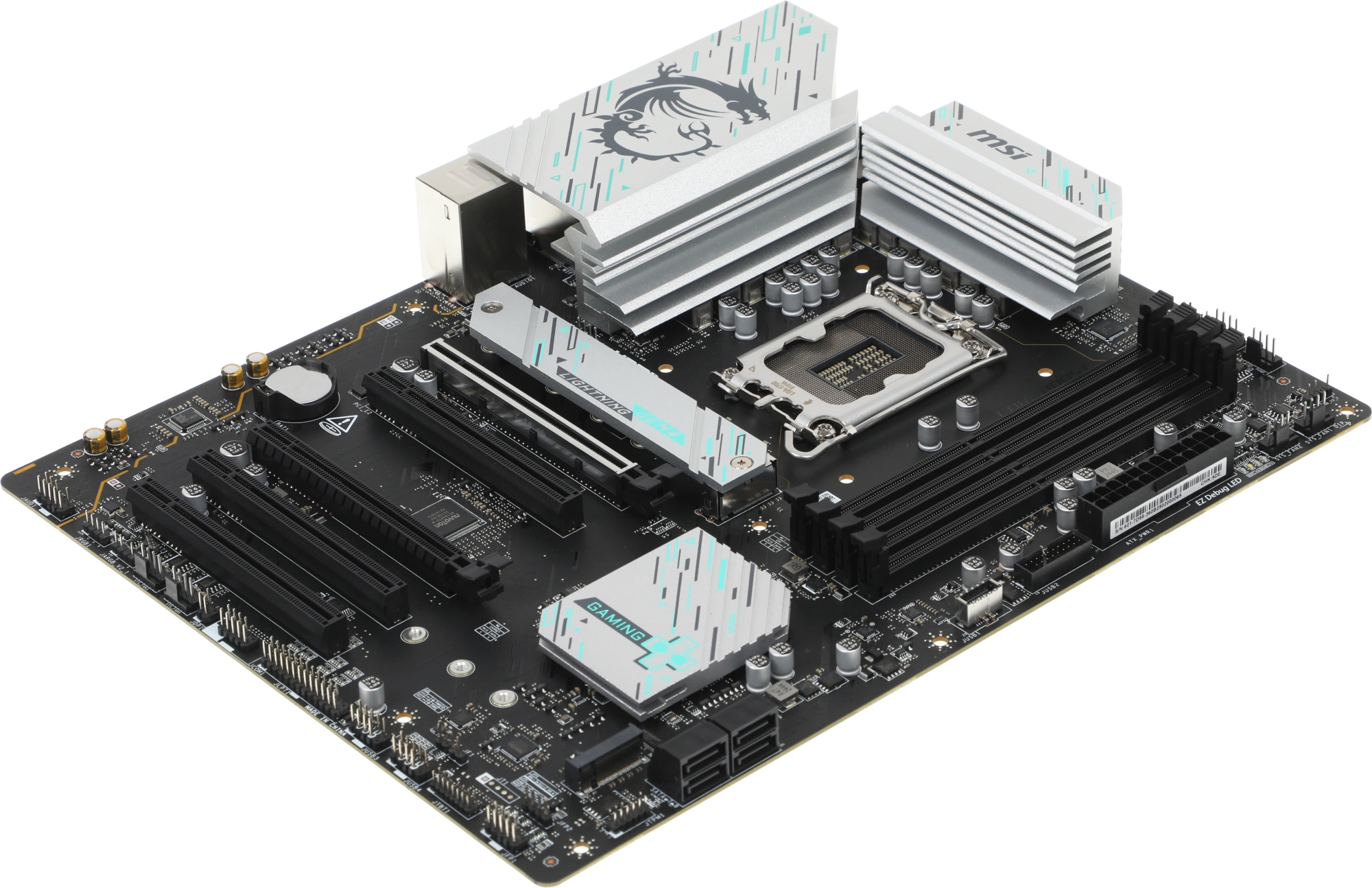 Материнская плата MSI B760 GAMING PLUS WIFI DDR4 Soc-1700 Intel B760 4xDDR4 ATX AC`97 8ch(7.1) 2.5Gg+HDMI+DP — миниатюра 6
