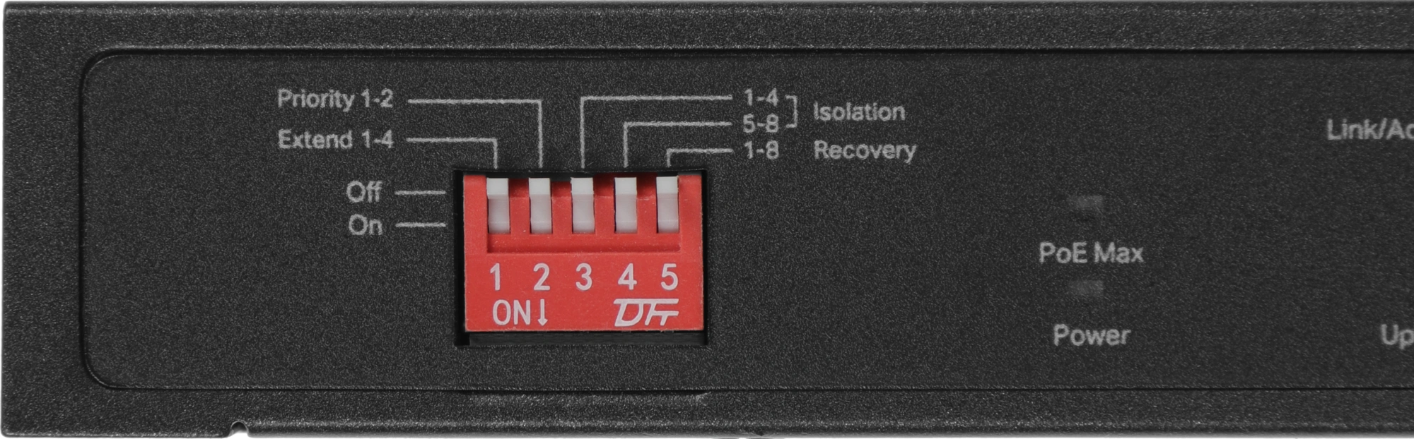 Коммутатор Mercusys MS110GMP (L2) 10x1Гбит/с 8PoE+ 111W неуправляемый — миниатюра 9