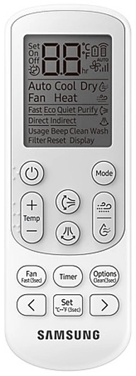Сплит-система Samsung AR60F09C1DW белый — миниатюра 9