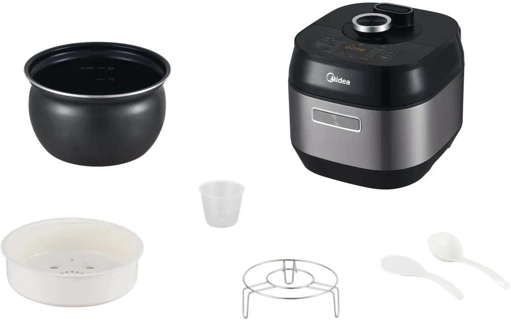Мультиварка-скороварка Midea MPC-6039 5л 1300Вт серебристый — миниатюра 6