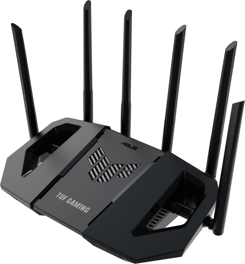 Роутер беспроводной Asus TUF-BE6500 BE6500 100/1000/2500BASE-T черный — фото 1