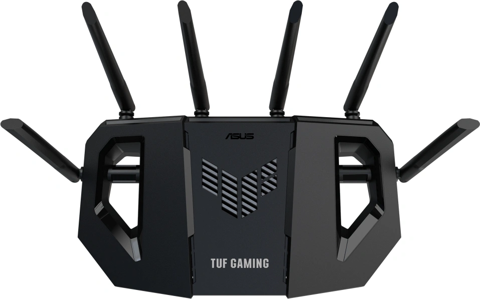 Роутер беспроводной Asus TUF-BE6500 BE6500 100/1000/2500BASE-T черный — миниатюра 2