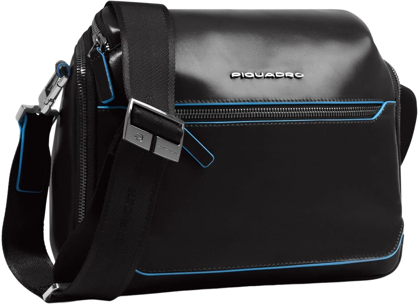 Сумка кросс-боди мужская Piquadro Blue Square CA6900B2/N черная натур.кожа — фото 1