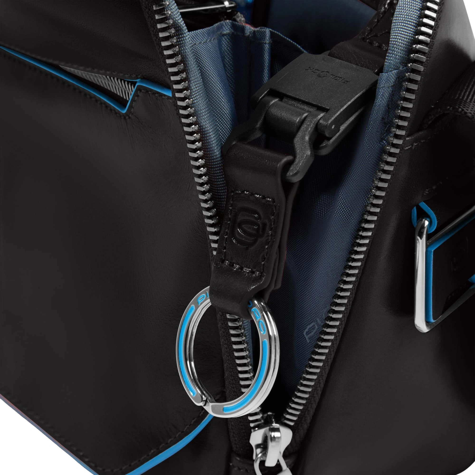 Сумка кросс-боди мужская Piquadro Blue Square CA6900B2/N черная натур.кожа — миниатюра 6