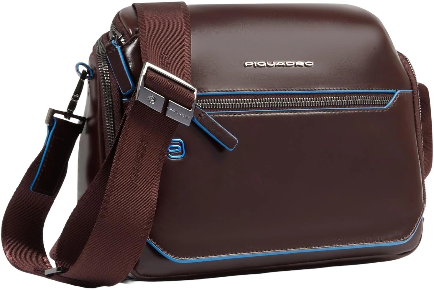 Сумка кросс-боди мужская Piquadro Blue Square CA6900B2/MO красное дерево натур.кожа — фото 1