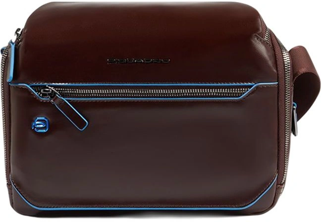 Сумка кросс-боди мужская Piquadro Blue Square CA6900B2/MO красное дерево натур.кожа — миниатюра 8