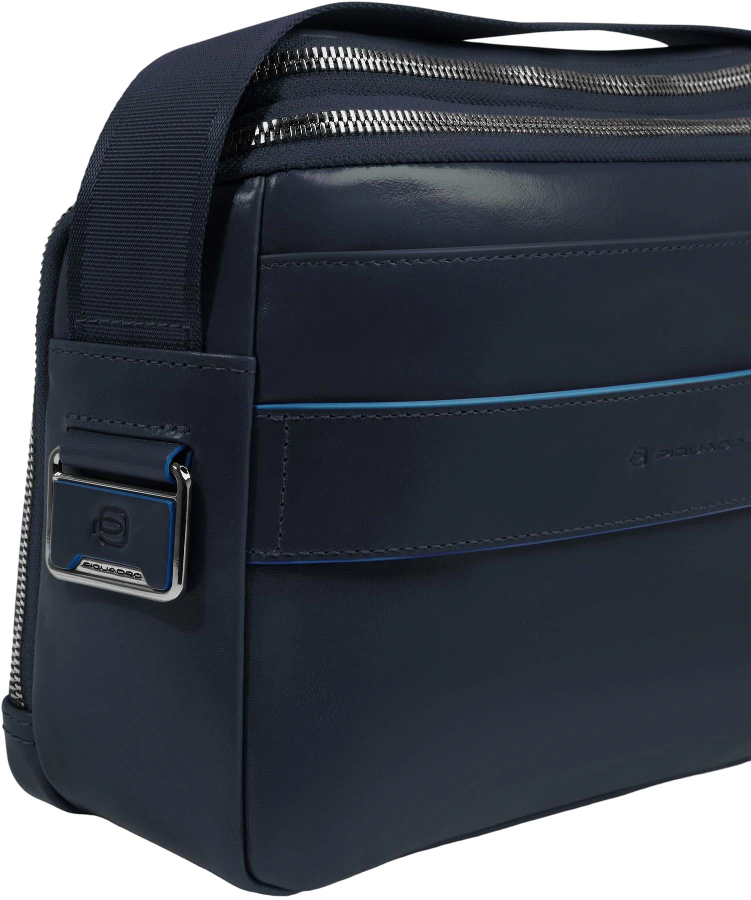 Сумка кросс-боди мужская Piquadro Blue Square CA6900B2/BLU2 темно-синяя натур.кожа — миниатюра 4