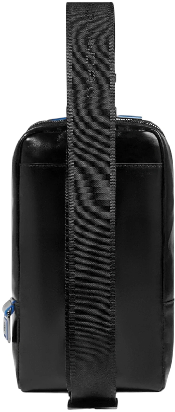 Рюкзак слинг мужской Piquadro Blue Square CA6898B2/N черный натур.кожа — миниатюра 2