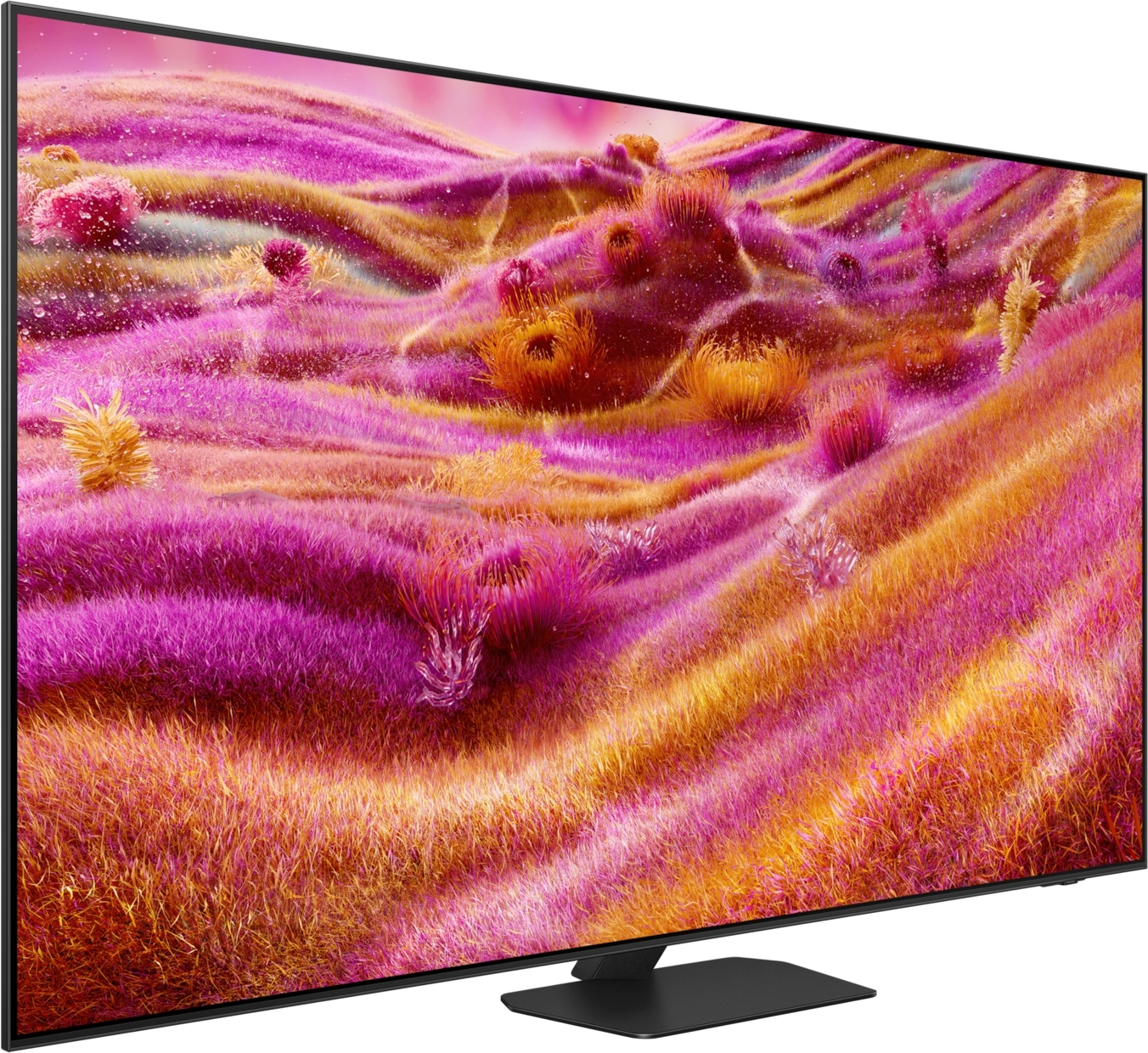 Телевизор QLED Samsung 75" QE75QN90FAUXRU Q черный титан 4K Ultra HD 120Hz DVB-T2 DVB-C DVB-S2 USB WiFi Smart TV — миниатюра 4