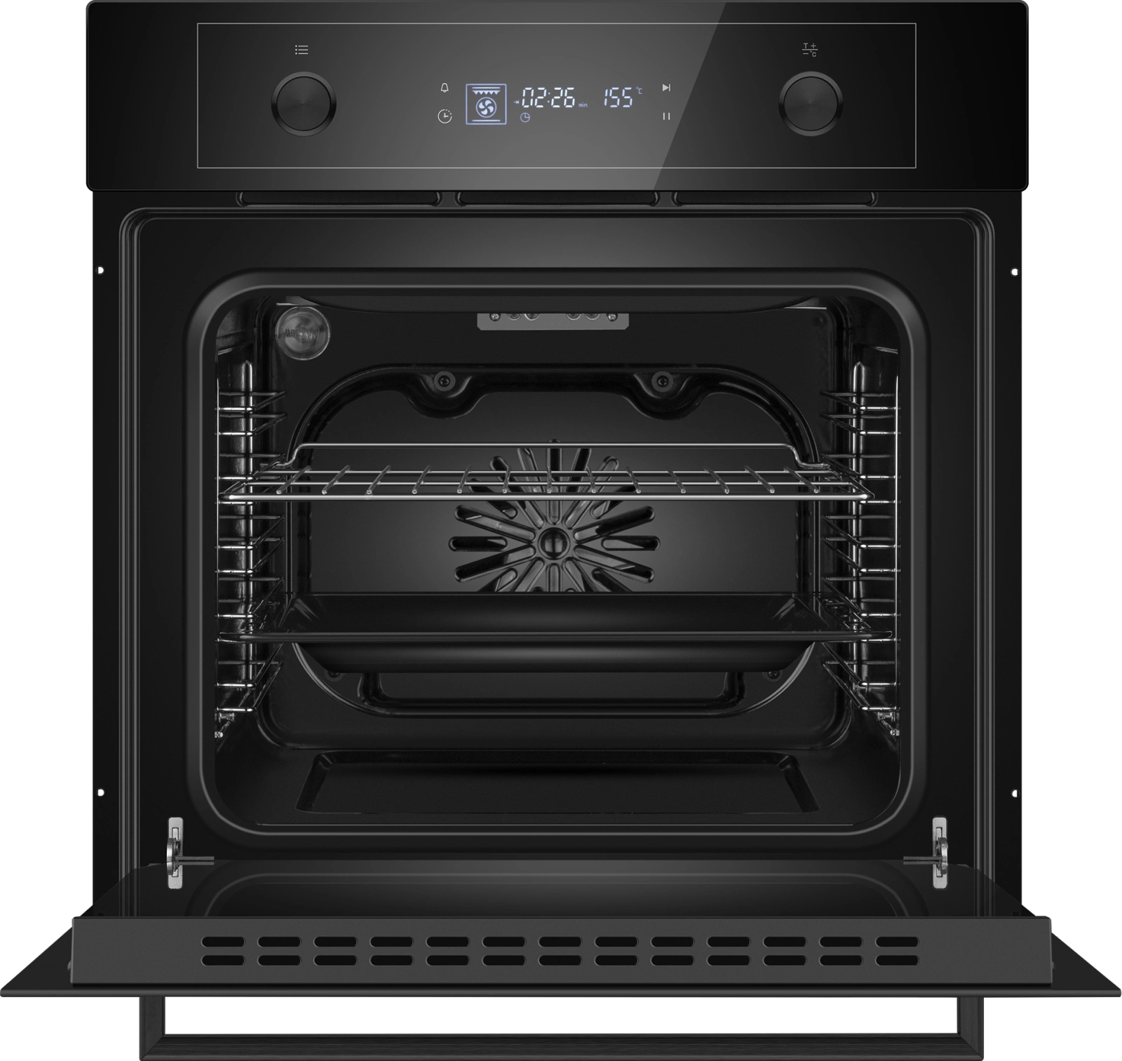 Духовой шкаф Электрический Weissgauff EOM 610 PDBS черный — миниатюра 2