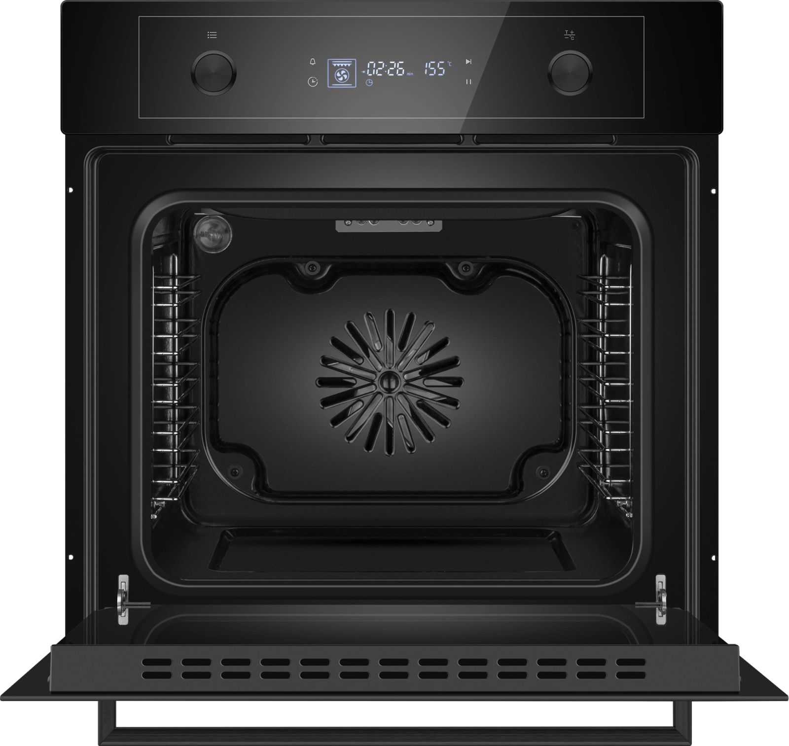 Духовой шкаф Электрический Weissgauff EOM 610 PDBS черный — миниатюра 3