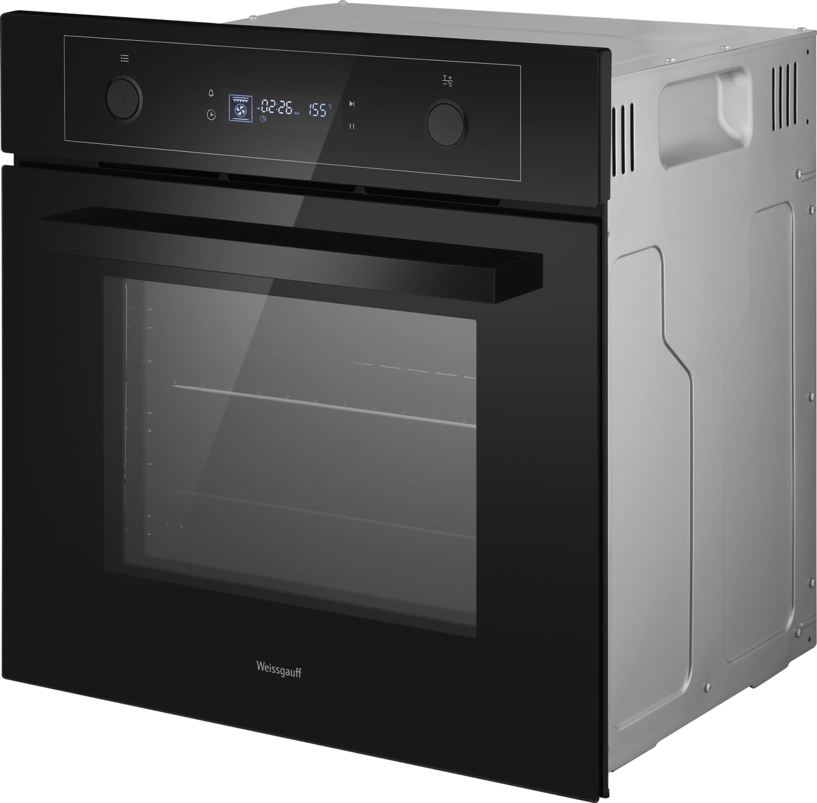 Духовой шкаф Электрический Weissgauff EOM 610 PDBS черный — миниатюра 4