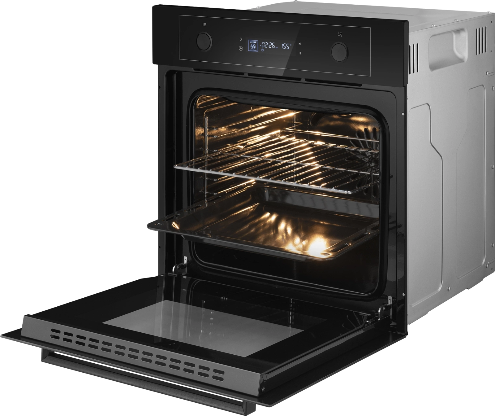 Духовой шкаф Электрический Weissgauff EOM 610 PDBS черный — миниатюра 5