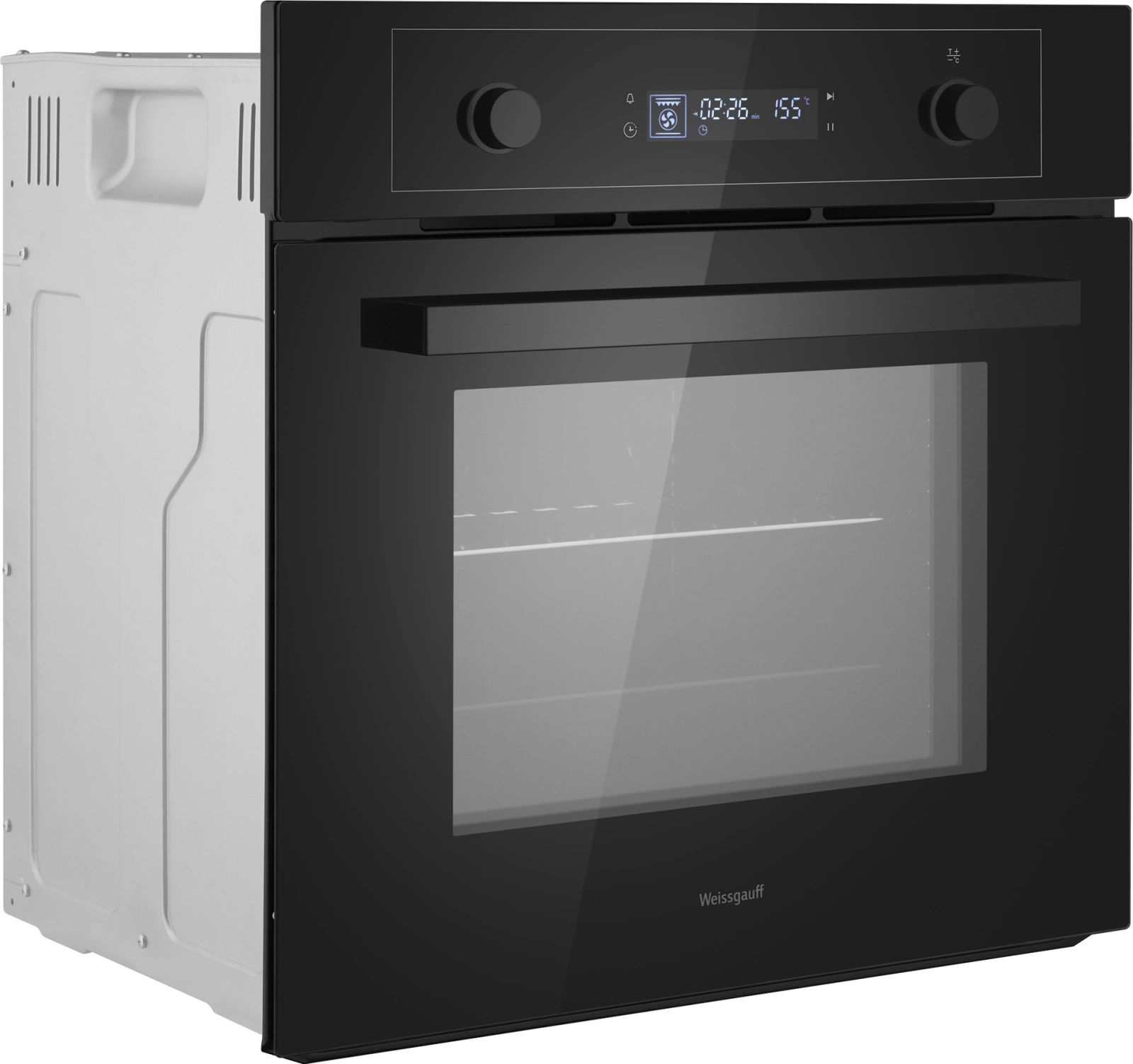 Духовой шкаф Электрический Weissgauff EOM 610 PDBS черный — миниатюра 6