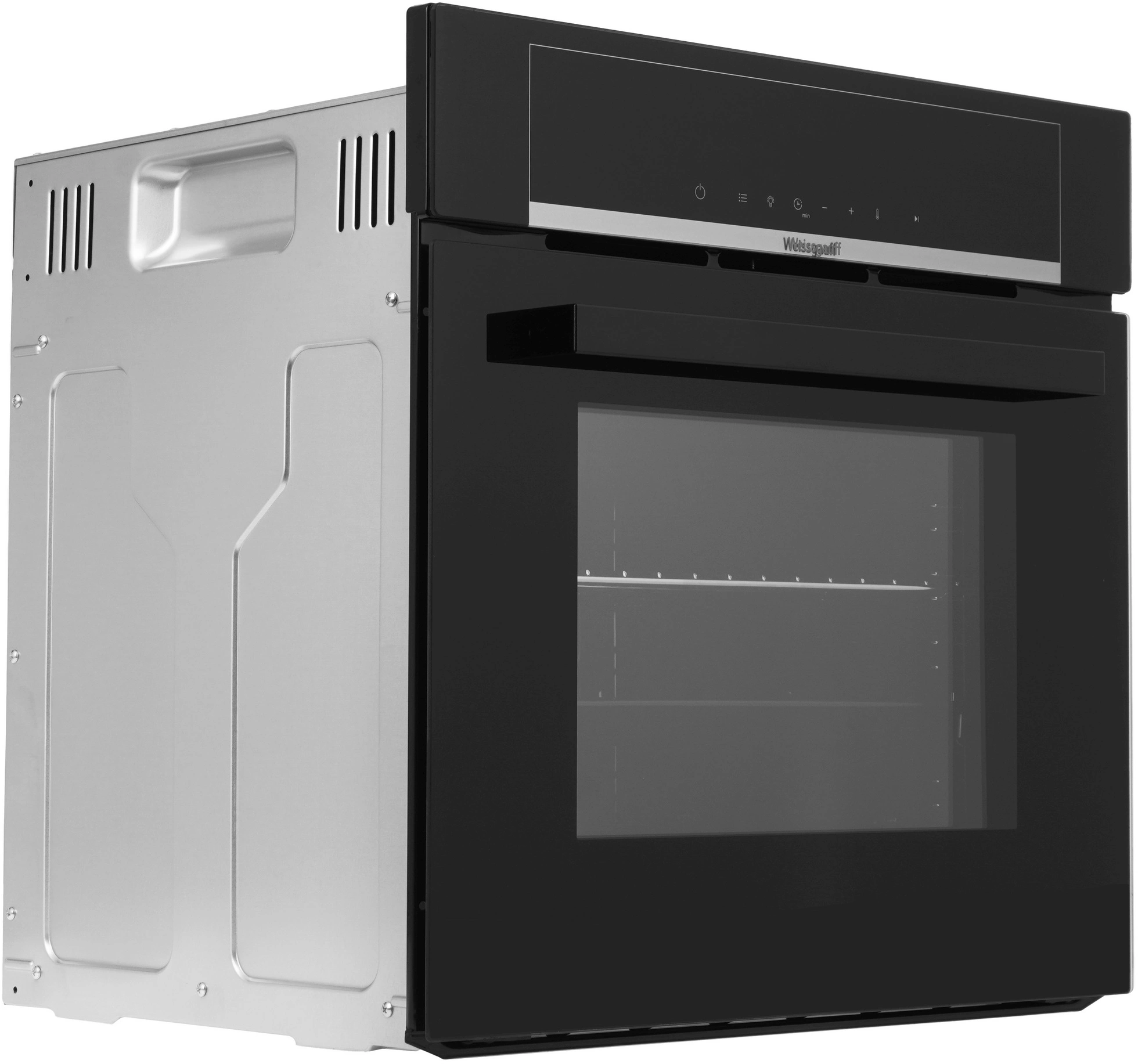 Духовой шкаф Электрический Weissgauff EOM 710 SB черный — миниатюра 3