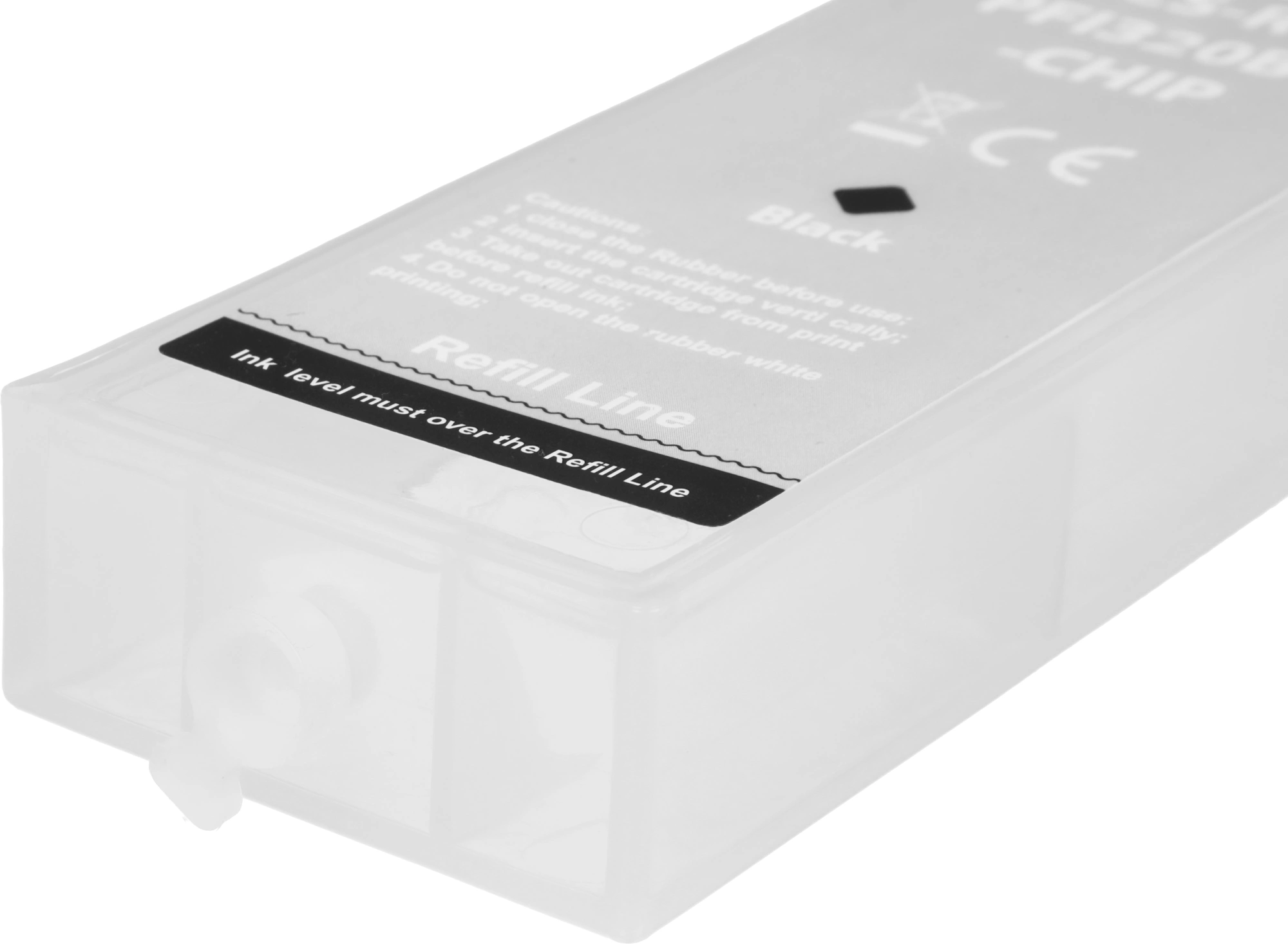 Картридж перезаправляемый струйный Cactus CS-R-PFI320BK-CHIP PFI-320BK черный (260мл) для Canon imagePROGRAF TM-200/200MFP/205/300/300MFP/305/250/255/350/355 с чипом — миниатюра 4