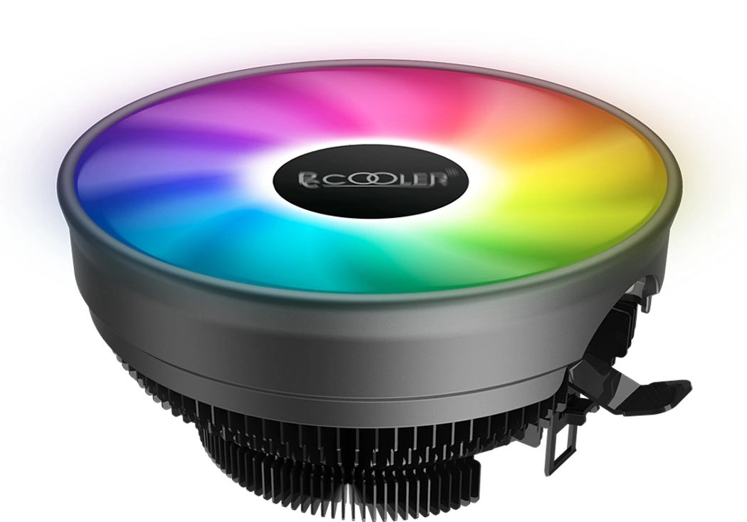 Устройство охлаждения(кулер) PcCooler E126M Pro RGB Soc-AM5/AM4/1200/1700/1851 черный 4-pin 29.8dB Al 90W 266gr Ret (R3-0120WBKSXX-GL) — миниатюра 2