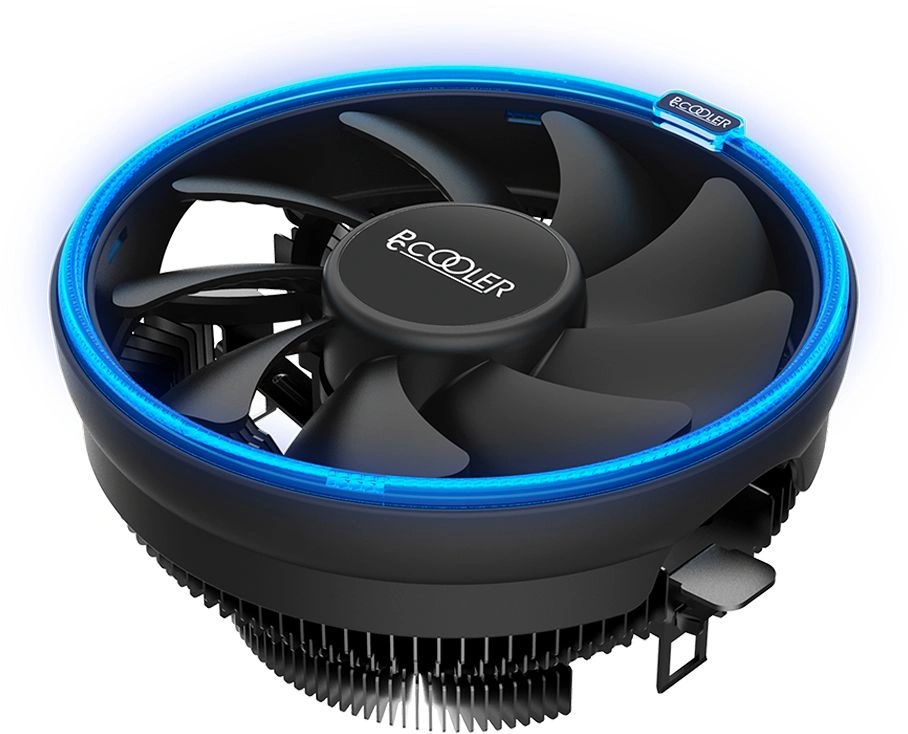 Устройство охлаждения(кулер) PcCooler E126M B одноцветная Soc-AM5/AM4/1200/1700/1851 черный 4-pin 26.5dB Al 90W 290gr Ret (R3-0120WBKBXX-GL) — фото 1