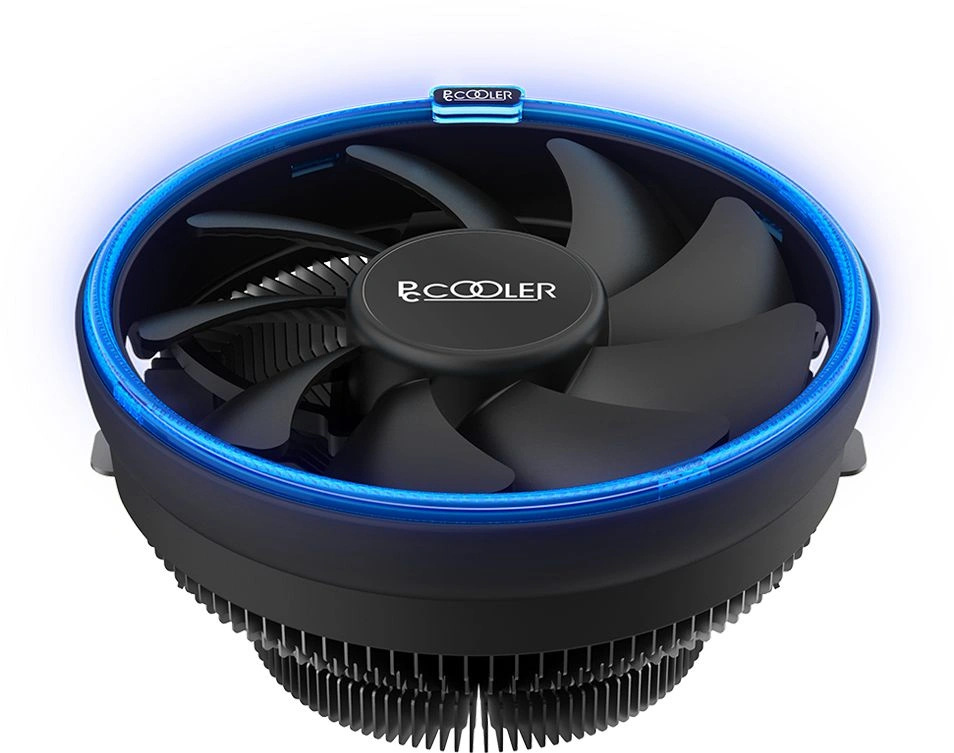Устройство охлаждения(кулер) PcCooler E126M B одноцветная Soc-AM5/AM4/1200/1700/1851 черный 4-pin 26.5dB Al 90W 290gr Ret (R3-0120WBKBXX-GL) — миниатюра 2
