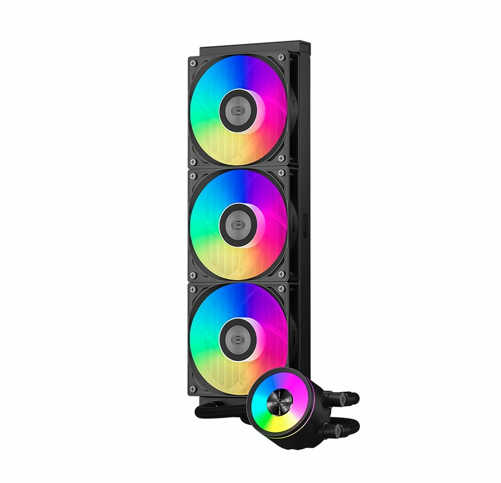 Система водяного охлаждения PcCooler DA360 Pro ARGB Soc-AM5/AM4/1200/1700/1851 черный 4-pin 33.8dB Al 300W Ret (DA360PRO-BKAWXX -GL) — миниатюра 4