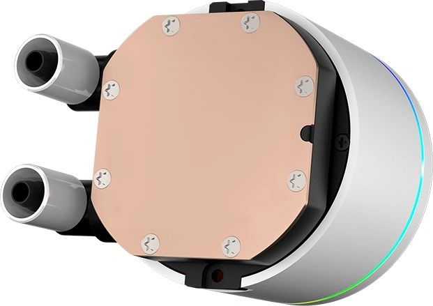 Система водяного охлаждения PcCooler DA360 Pro ARGB Soc-AM5/AM4/1200/1700/1851 белый 4-pin 33.8dB Al 300W Ret (DA360PRO-WHAWXX-GL) — миниатюра 8