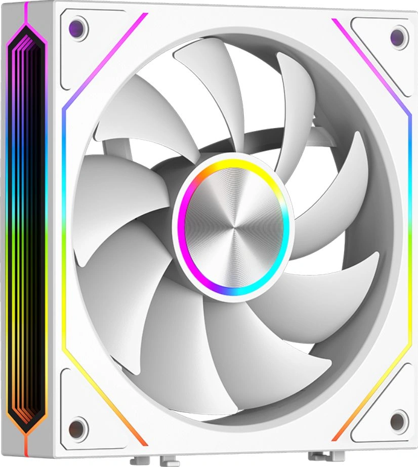 Вентилятор для корпуса PcCooler F3 X120 ARGB 120х120x25 белый 4-pin 28.4дБ (F3X120-WHAC112-GL) Ret — фото 1
