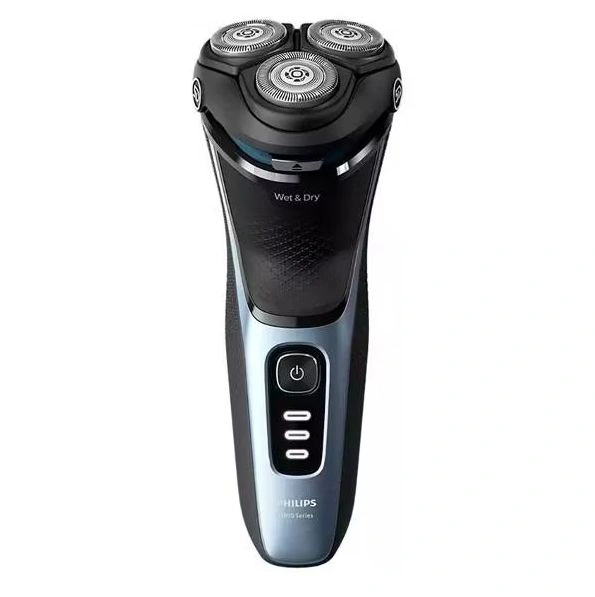 Бритва роторная Philips S3243/12 реж.эл.:3 питан.:аккум. голубой/серебристый — миниатюра 3