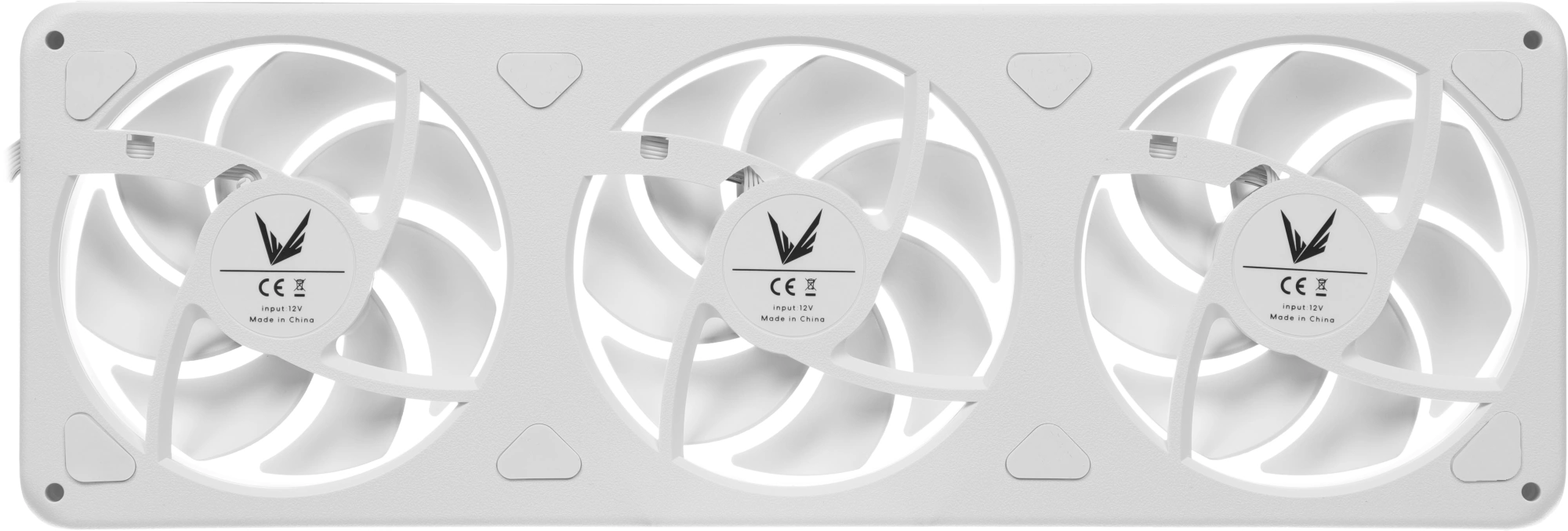 Вентилятор для корпуса Formula Air Fusion 3 ARGB 120х120x28 белый 4-pin 37.93дБ (упак.:3шт) (AIR FUSION 3 WH) Ret — миниатюра 6