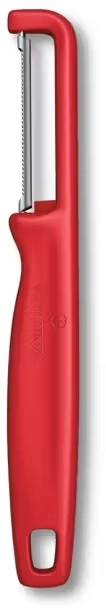 Набор ножей кухон. Victorinox Swiss Classic 6.7111.33C1 для овощей компл.:3предм. овощеч. красный европодвес — миниатюра 2