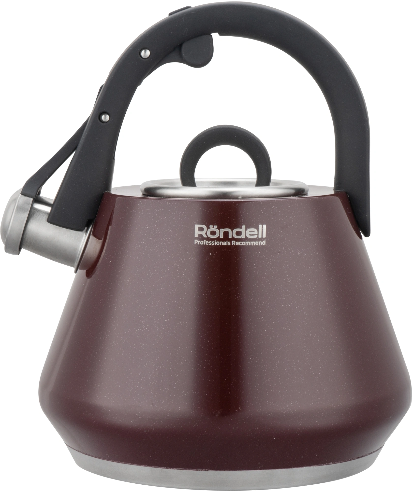 Чайник металлический Rondell Cherry Truffle RDS-2014 2.8л. бордовый — миниатюра 2