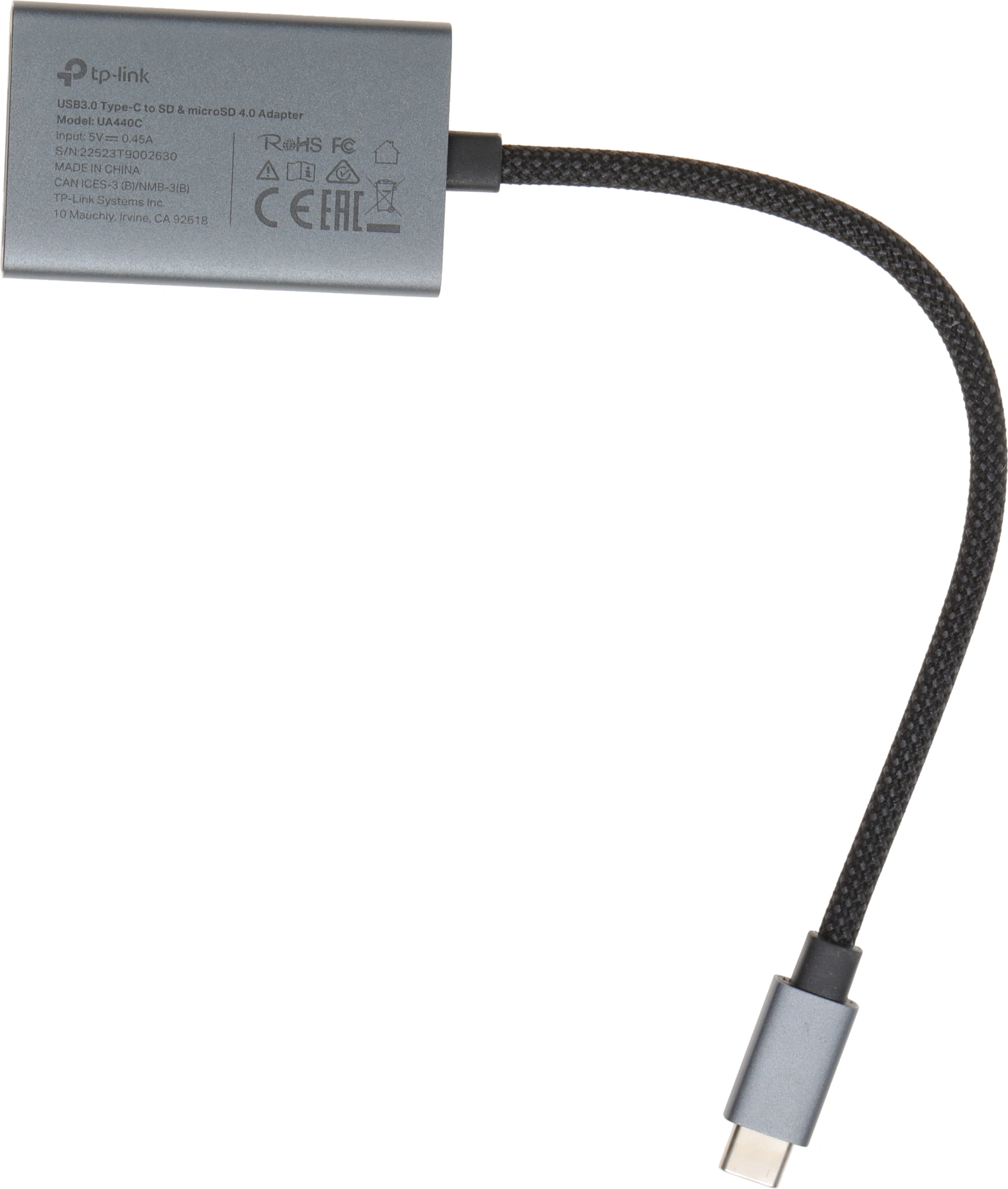 Устройство чтения карт памяти USB Type-C TP-Link UA440C серый — миниатюра 6